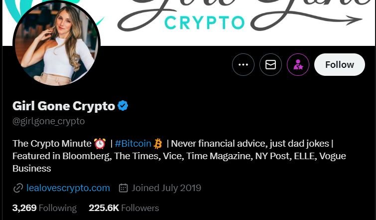 twitter of gone crypto girl