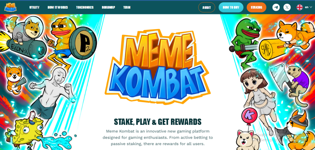 memecombat crypto play-2-earn game